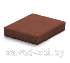 Тротуарная плитка "Ромб" коричневая