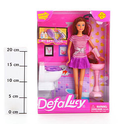 Кукла с аксессуарами "В ванной комнате"DEFA 8200 