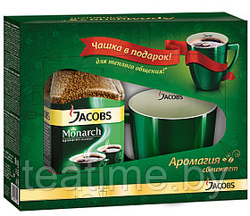 Подарочный набор растворимый кофе Якобс 190гр + чашка