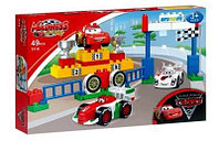 5118 Конструктор детский Madness "Мировой Гран-При" серия "Тачки" 49 дет., аналог Lego Duplo (Лего Дупло) 5839