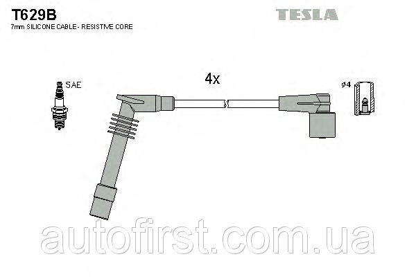 Высоковольтные провода TESLA Opel Astra/Vectra/Corsa 1.2-1.6 92-03 - фото 1 - id-p58212369