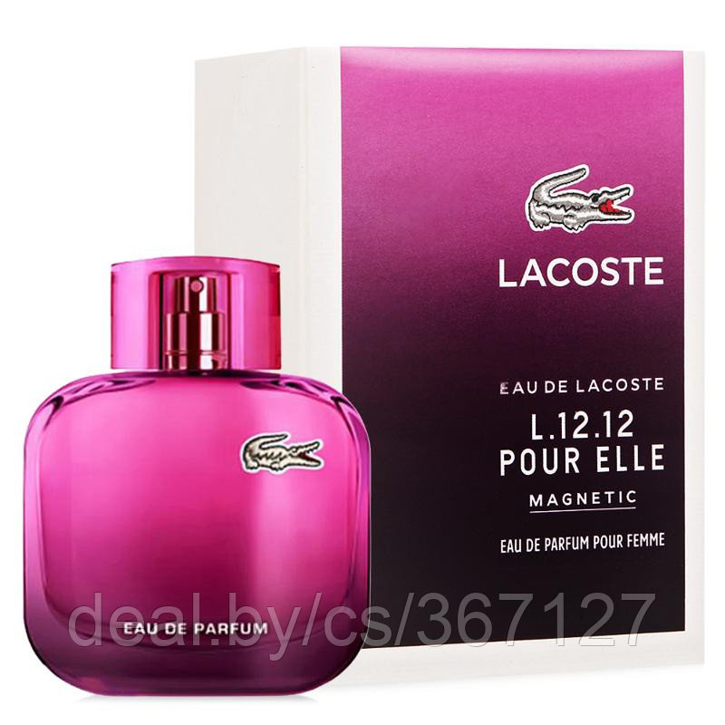 Туалетная вода LACOSTE Eau de Lacoste L.12.12 POUR Elle Magnetik для женщин 100 ml edt