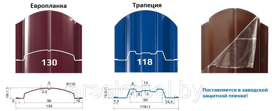 Штакетник Европланка - фото 6 - id-p58213651