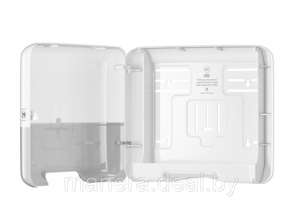 Диспенсер TORK H3 мини для полотенец ZZ пластиковый черный - фото 2 - id-p2990998
