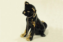 Статуэтка  "Собака",черная  ,Ahura, Италия