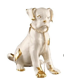 Статуэтка "Собака",кремовая ,Ahura, Италия - фото 1 - id-p58216432