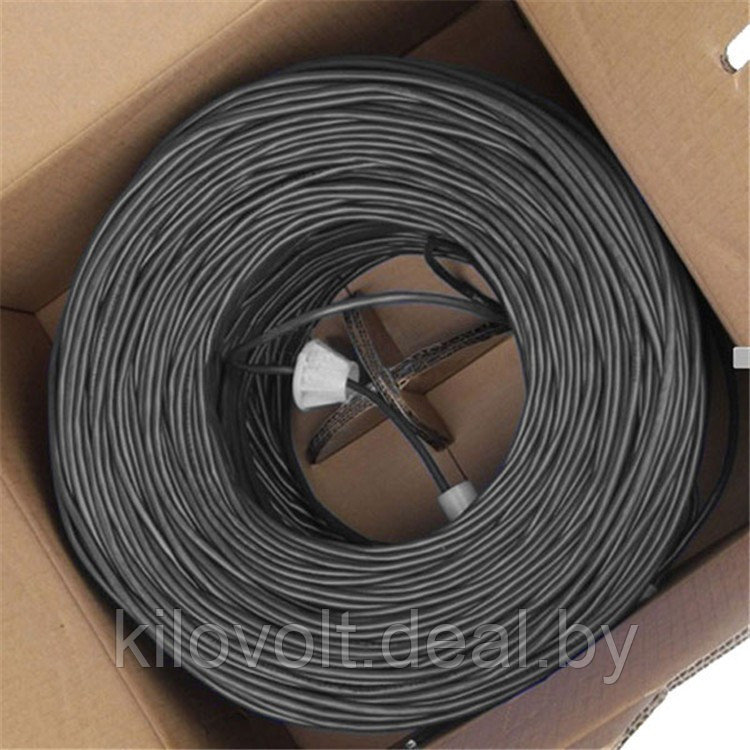 Кабель UTP 6 4x2x23AWG,copper, indoor PVC 305m COREX