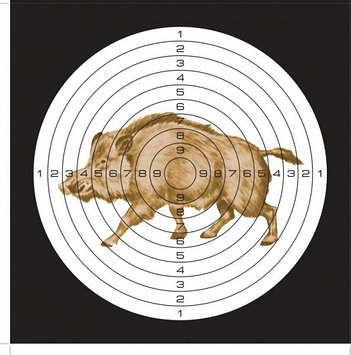 Мишень "Кабан" 10 шт. (140 х 140 мм).