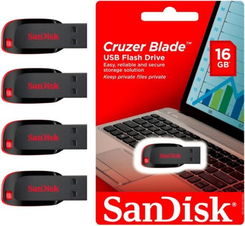 USB флэш-накопитель SanDisk Cruzer Blade 16GB - фото 1 - id-p40445088