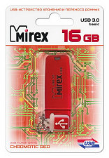 USB флэш-накопитель 16 GB Mirex CHROMATIC RED USB 3.0