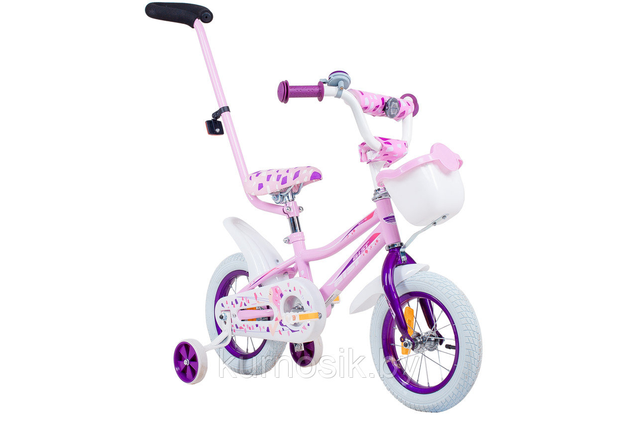 Детский велосипед Aist Wiki 12" фиолетовый c 2 до 4 лет - фото 6 - id-p58231967