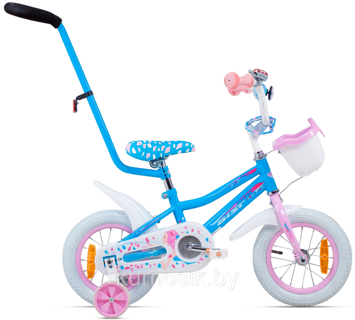 Детский велосипед Aist Wiki 12" голубой c 2 до 4 лет 