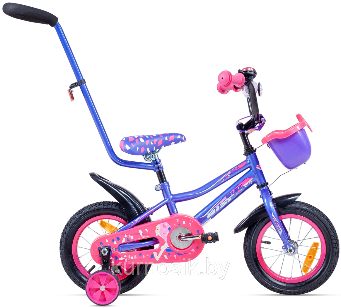 Детский велосипед Aist Wiki 12" голубой+салатовый c 2 до 4 лет 2019г. - фото 5 - id-p94848179