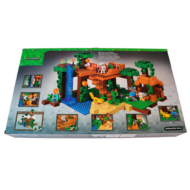 Конструктор Bela My World 10471 Домик на дереве в джунглях (аналог Lego Minecraft 21125) 718 деталей - фото 4 - id-p58233454