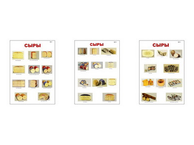 Плакаты ПРОФТЕХ "Сыры" (3 пл, винил, 70х100)