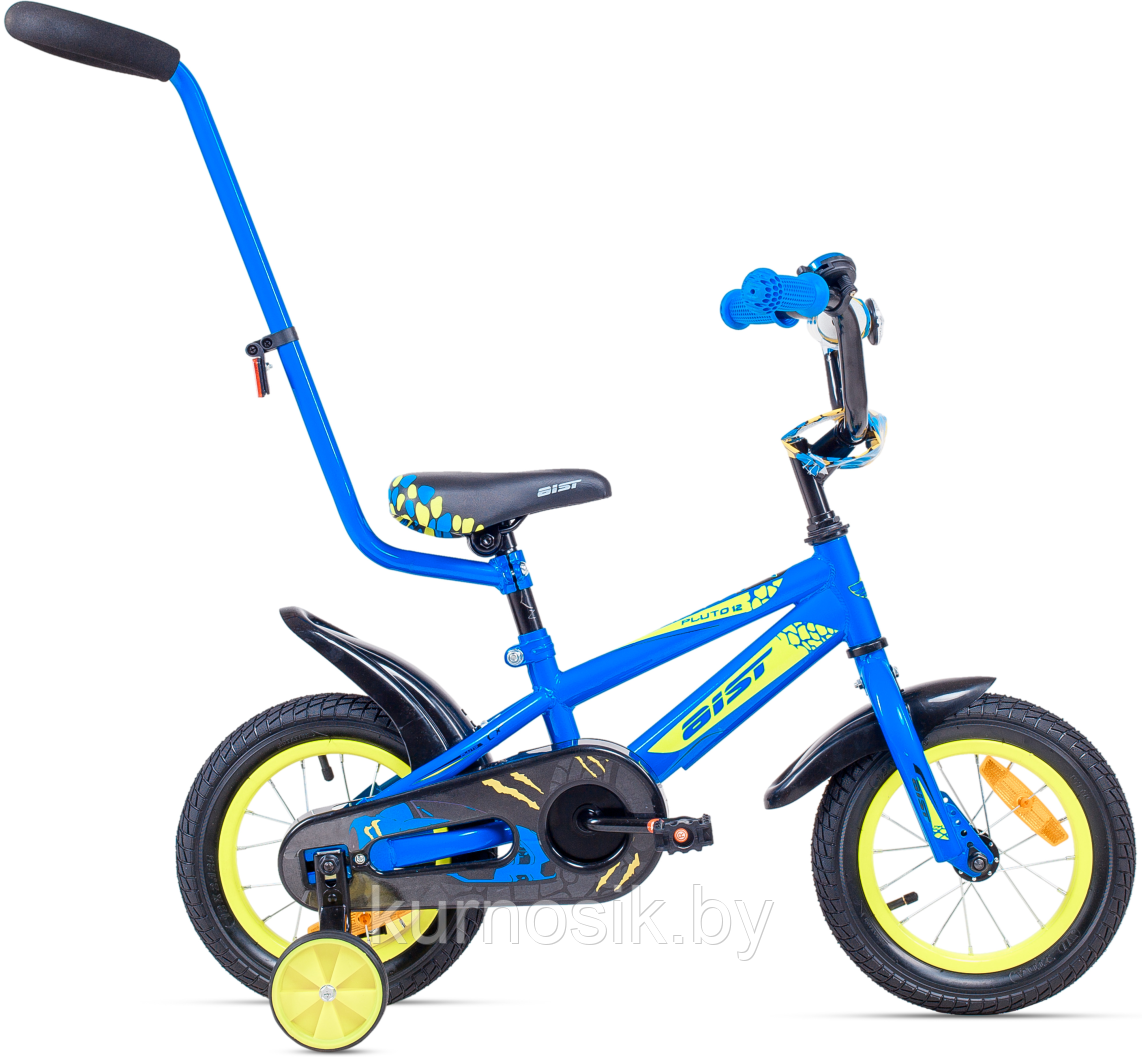 Детский велосипед Aist Pluto 12" голубой c 2 до 4 лет - фото 1 - id-p58233681