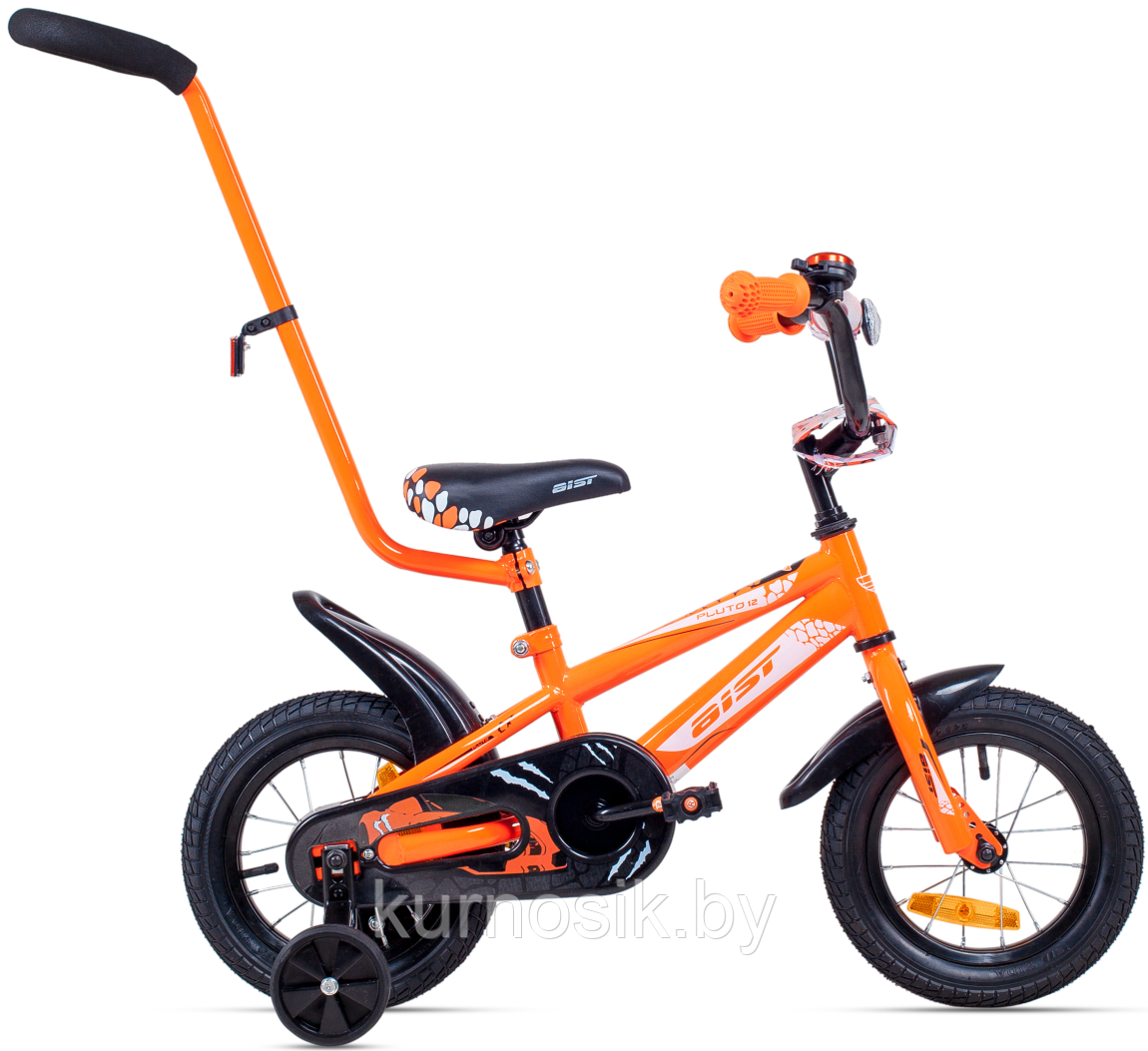 Детский велосипед Aist Pluto 12" оранжевый c 2 до 4 лет 