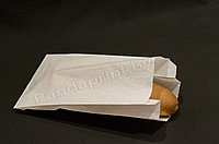Бумажный пакет с V-образным дном 140х60х250, белый, фото 1