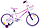 Детский велосипед Aist Wiki 20" (6-9 лет) фиолетовый, фото 3