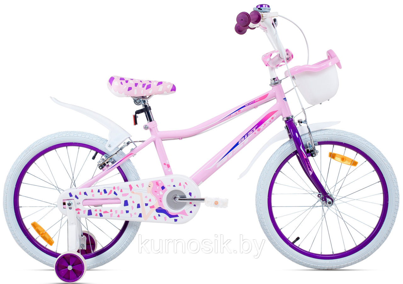 Детский велосипед Aist Wiki 20" (6-9 лет) розовый, фото 1
