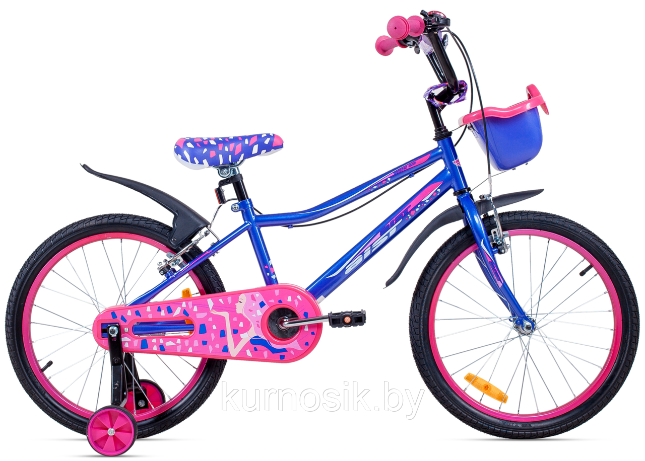 Детский велосипед Aist Wiki 20" (6-9 лет) фиолетовый