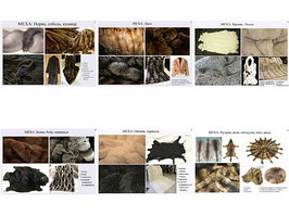 Плакаты ПРОФТЕХ "Ассортимент мехов" (6 пл, винил, 70х100)