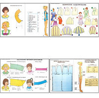 Плакаты ПРОФТЕХ "Моделирование и конструирование одежды" (22 пл, винил, 70х100)