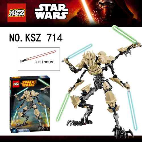 Конструктор Звездные войны аналог LEGO Star KSZ714 Генерал Гривус - фото 1 - id-p58247823