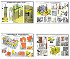 Плакаты ПРОФТЕХ "Строительно-монтажные работы" (20 пл, винил, 70х100)