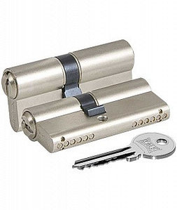 Цилиндровый механизм 164 GN/62 (26+10+26) mm никель