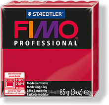 Пластика - полимерная глина FIMO Professional 85г пунцовый (8004-29)