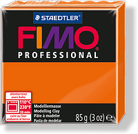 Пластика - полимерная глина FIMO Professional 85г оранжевый (8004-4)