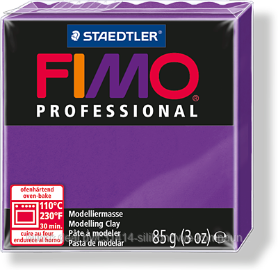 Пластика - полимерная глина FIMO Professional 85г лиловый (8004-6)