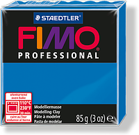 Пластика - полимерная глина FIMO Professional 85г чисто-синий (8004-300)