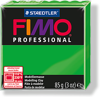 Пластика - полимерная глина FIMO Professional 85г ярко-зеленый (8004-5)