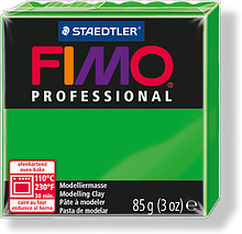 Пластика - полимерная глина FIMO Professional 85г ярко-зеленый (8004-5)