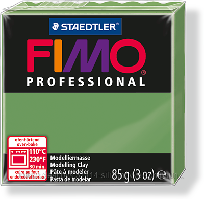 Пластика - полимерная глина FIMO Professional 85г зеленый лист (8004-57) - фото 1 - id-p58266094