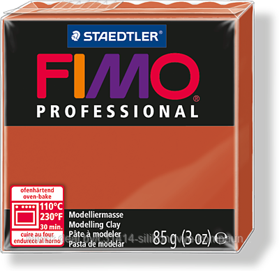 Пластика - полимерная глина FIMO Professional 85г терракота (8004-74)