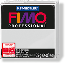Пластика - полимерная глина FIMO Professional 85г серый дельфин (8004-80)