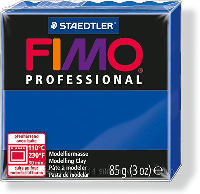 Пластика - полимерная глина FIMO Professional 85г ультрамарин (8004-33)