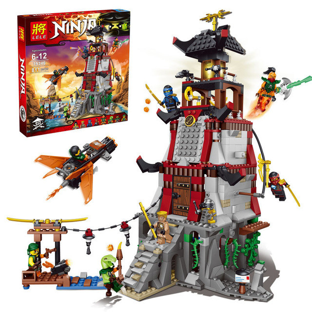 Конструктор Lele Ninja 79346 Осада Маяка (аналог Lego Ninjago 70594) 811 деталей