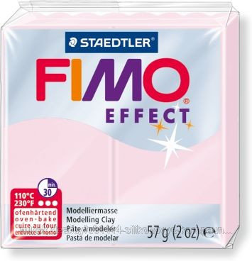 Пластика - полимерная глина FIMO Effect драгоценные камни 57г розовый кварц (8020-206) - фото 1 - id-p58266361