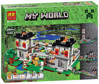 Конструктор Bela 10472 Minecraft "Крепость" (аналог Lego Майнкрафт Minecraft 21127) 990 деталей
