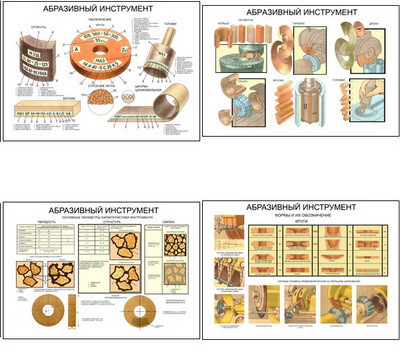 Плакаты ПРОФТЕХ "Абразивный инструмент" (11 пл, винил, 70х100)