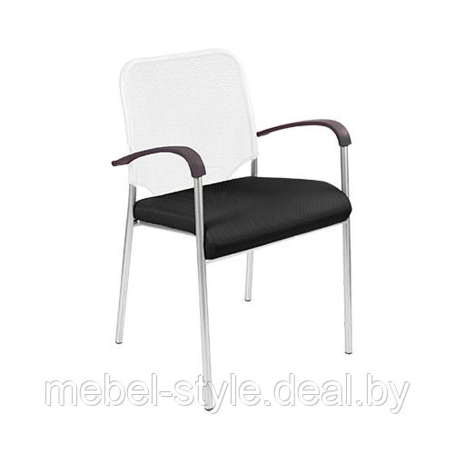 Стул АМИГО блек ARM T для посетителей, офиса и дома, Кресло AMIGO Black ARM T +пюпитр ткань + сетка - фото 9 - id-p73969266
