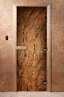 Дверь для бани и сауны с фотопечатью А004 DoorWood, фото 3