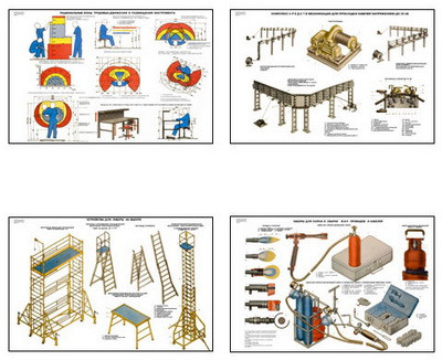 Плакаты ПРОФТЕХ "Инструменты, механизмы и приспособ. для электромонтаж. раб." (20 пл, винил, 70х100) - фото 1 - id-p58270248