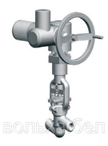 998-20-ЭД клапан (вентиль) под приварку сальниковый запорный с электроприводом "AUMA Riester GmbH & Co.KG"