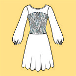 Рейтинговое платье, арт. 71-1048, фото 3