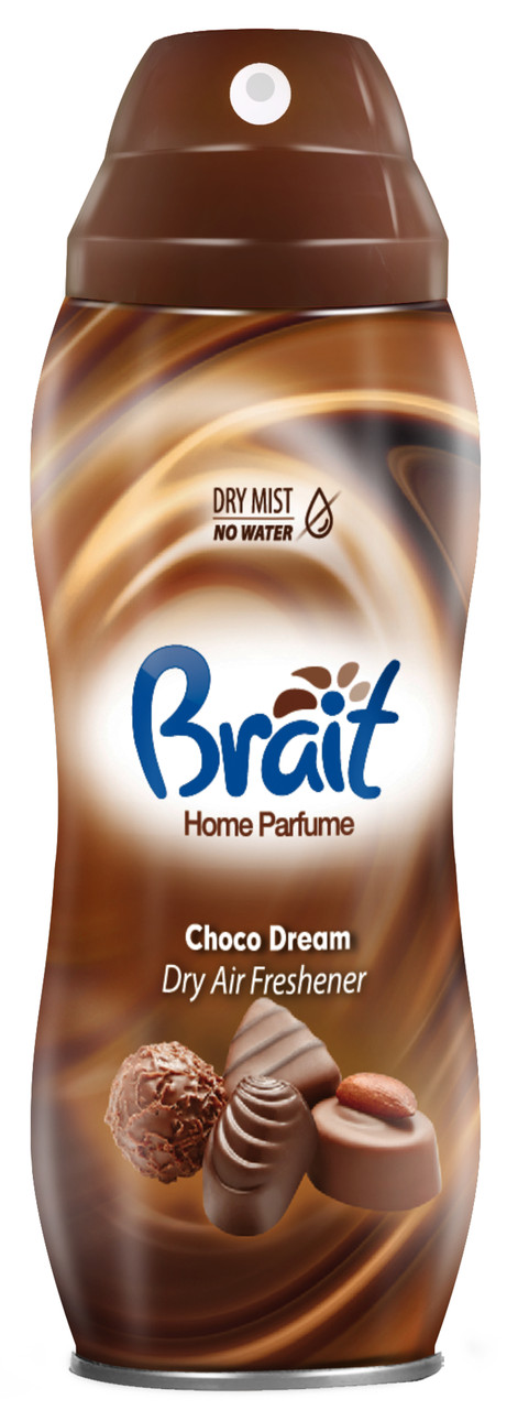 Освежитель воздуха сухого распыления BRAIT HOME PARFUME "CHOCO DREAM" (300 мл) - фото 1 - id-p58271153